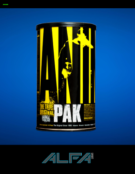 ANIMAL PAK UNIVERSAL NUTRITION.