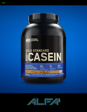 CASEIN GOLD STANDARD OPTIMUM NUTRITION.