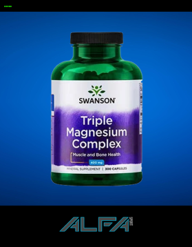 SWANSON TRIPLE MAGNESIUM COMPLEX 300 KAPS.